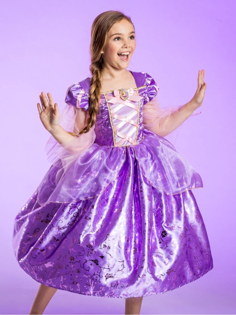Disney Rapunzel Princess Dress Costume 3T-4T